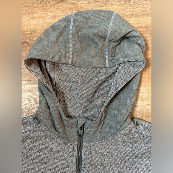 Mens Lululemon Zip up Hoodie Vest Size Medium Grey - Picture 11 of 13